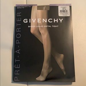 Givency Sheer Liquid Metal Tights